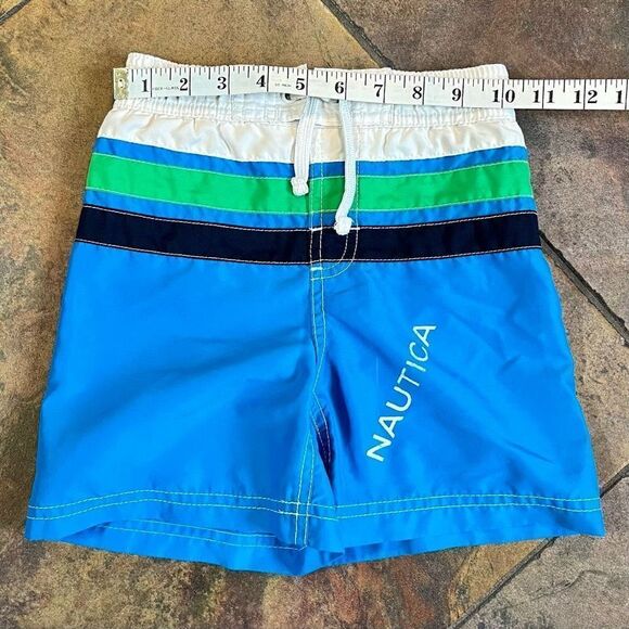 Nautica Boys Color Block Swimsuit Shorts 3T - Picture 2 of 7